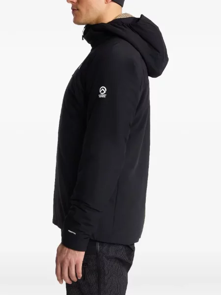 Geacă The North Face cu glugă negru