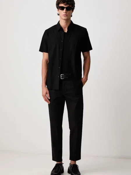 Calvin Klein cămașă pentru bărbați cu negru