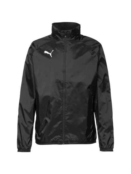 PUMA Geacă sport TeamGOAL negru alb