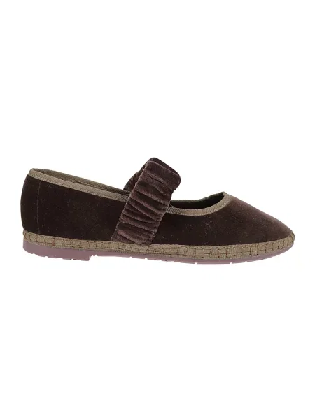 Espadryle Flabelus brązowe