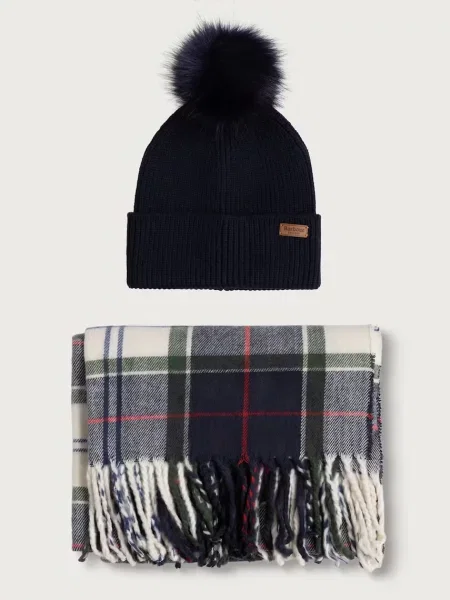 Шапка Barbour синьо