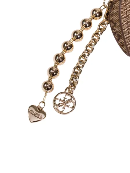 Torebka Guess w serca brązowa