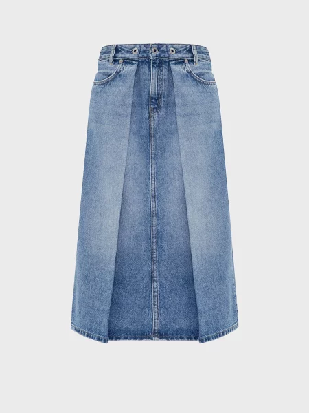 Джинсовая юбка Karl Lagerfeld Jeans синяя