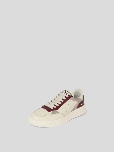 Sneakersy z naturalnej skóry Ghoud białe
