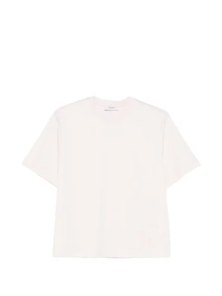 Тениска Agnona бродирана розово