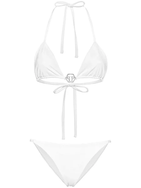 Bikini Philipp Plein alb