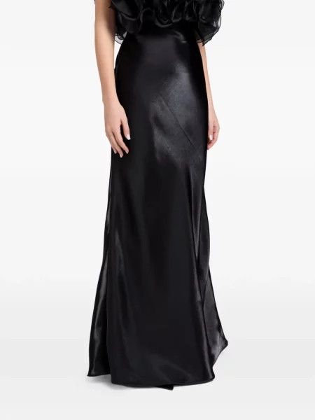 Maksi spódnica maxi L'idée w kształcie litery A czarna