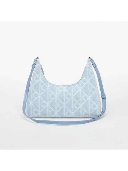 Torba Calvin Klein Emblem Aop Denim Sho Blue Universal niebieska
