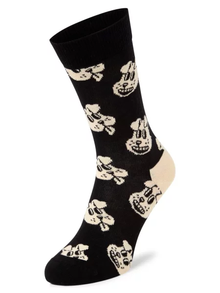 Happy Socks Skarpety Mężczyźni wzorzysty czarny