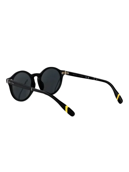 Ochelari de soare Polo Ralph Lauren cu broderie din piele maro