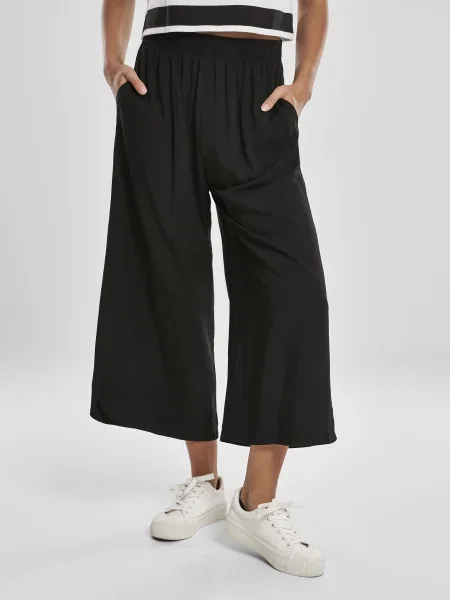 Pantaloni culottes Urban Classics negru