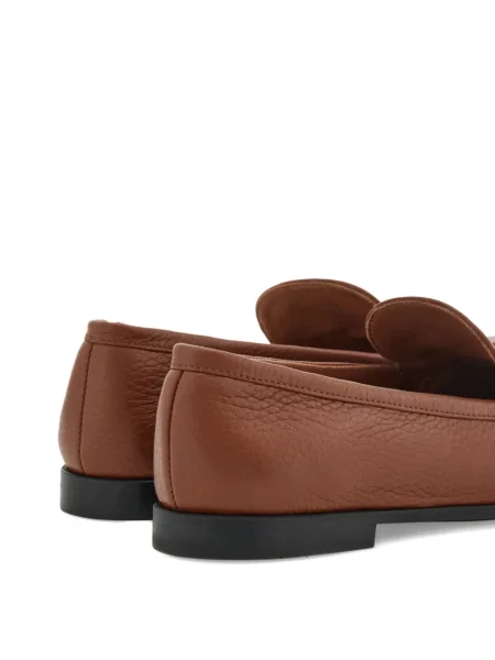 Pantofi loafer Ferragamo cu cataramă maro