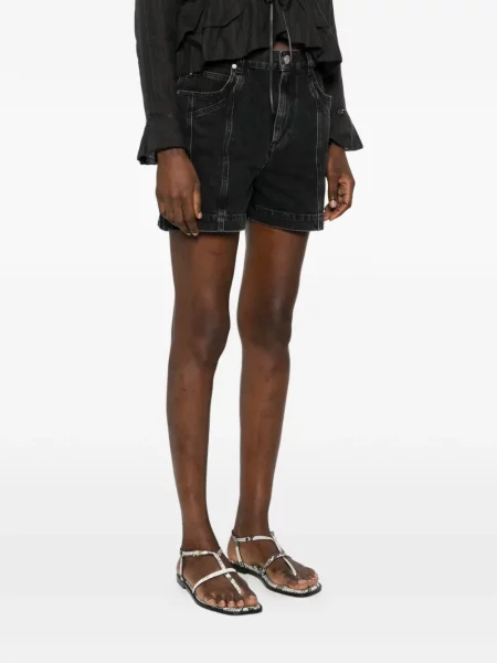 Pantaloni scurți Marant Etoile negru