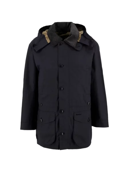 Geacă Barbour cu glugă albastru