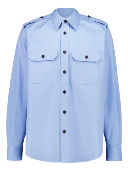 Košile Alexander Mcqueen modrá