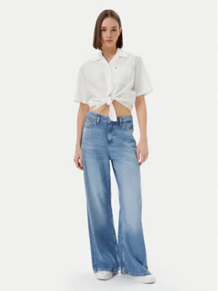 Tommy Jeans Košile Écru