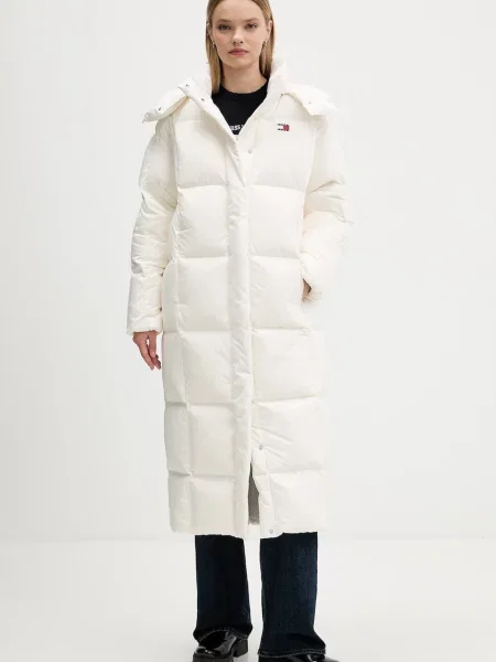 Tommy Jeans kurtka puchowa zimowa biały