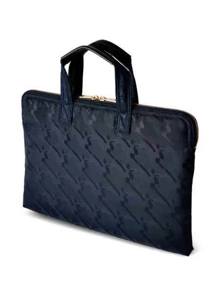 Terepmintás laptoptáska Paul Smith kék