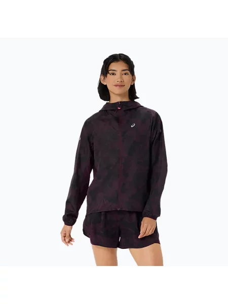 Куртка для бігу Asics Fujitrail Packable Jacket dark aubergine