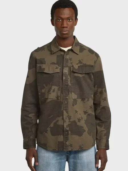 Сорочка G-star Raw зелена