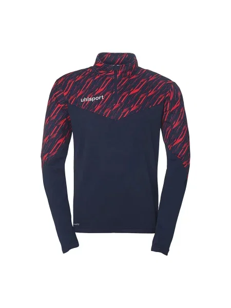 Bluza treningowa z zamkiem błyskawicznym Uhlsport Progressive 28 czerwona