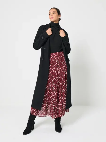 Спідниця бордовий