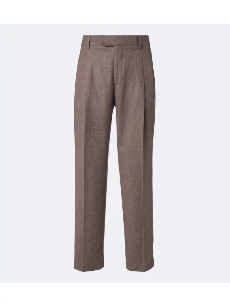Pantaloni Gabriela Hearst de lână gri