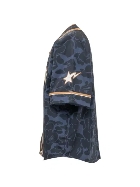Cămașă A Bathing Ape® cu imagine albastru