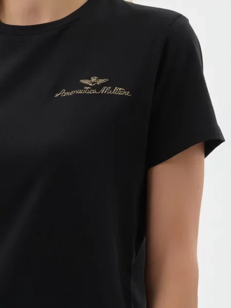Футболка Aeronautica Militare чорна