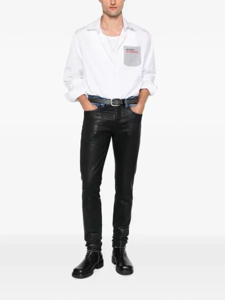 Cămașă Dsquared2 cu imagine alb