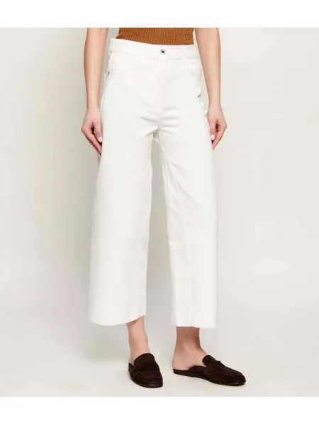 Patrizia Pepe Blugi | Relaxed fit alb