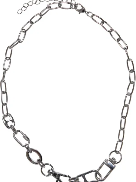 Urban Classics Verižica srebrna siva