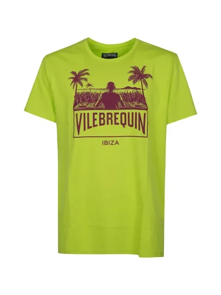 Tricou Vilebrequin cu imagine verde