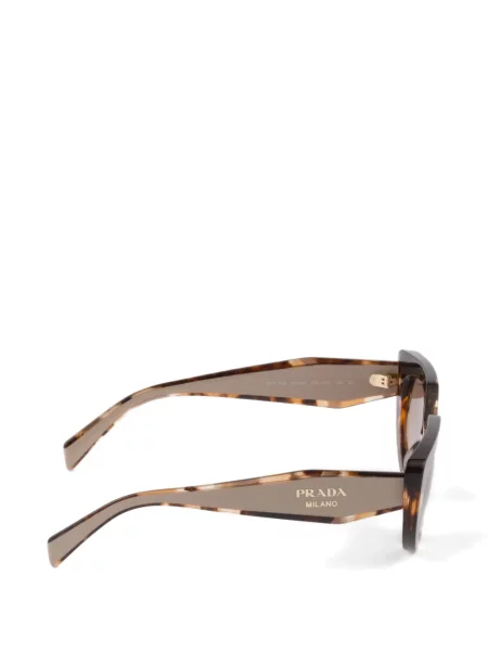 Ochelari de soare Prada Eyewear cu autograf maro