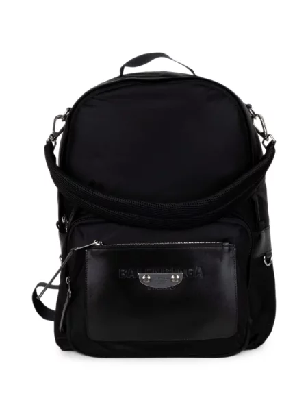 Rucsac Balenciaga cu autograf negru