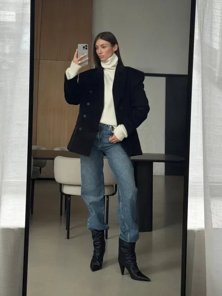 RÆRE by Lorena Rae Kavbojke modra