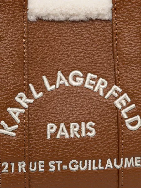 Кожаная сумка через плечо Karl Lagerfeld