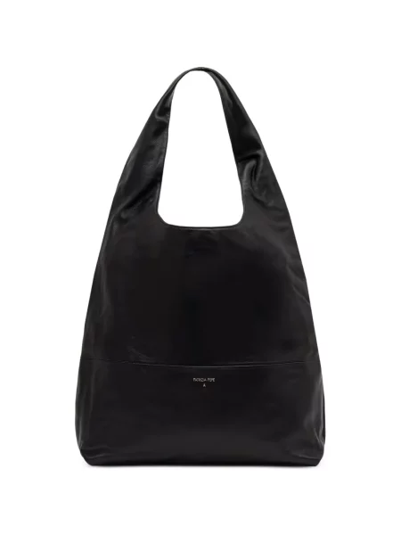 Shopper kabelka Patrizia Pepe čierna