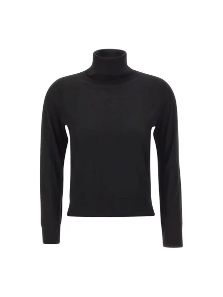 Sweter z golfem Kangra czarny