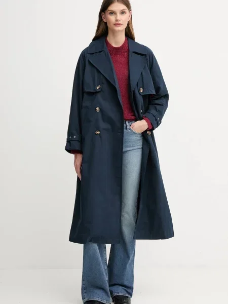 Joop! sweter z dodatkiem wełny z półgolfem bordowy