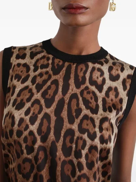 Top Dolce & Gabbana de lână cu imagine