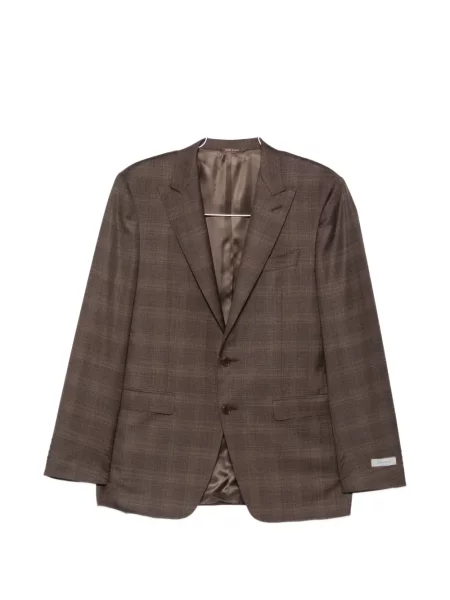 Costum Canali în carouri maro