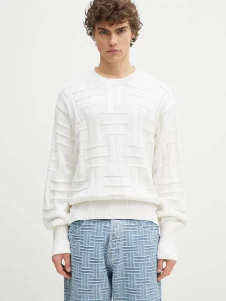 Kenzo pulover de Weave barbati călduros alb