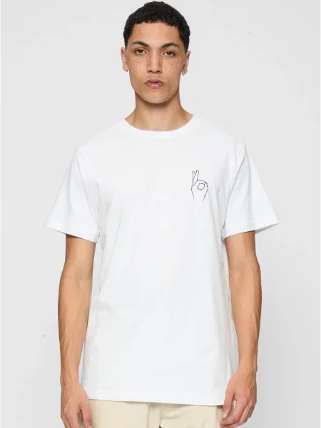 Tricou Mister Tee alb