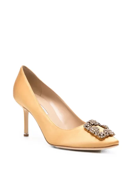 Pantofi cu toc Manolo Blahnik cu cataramă