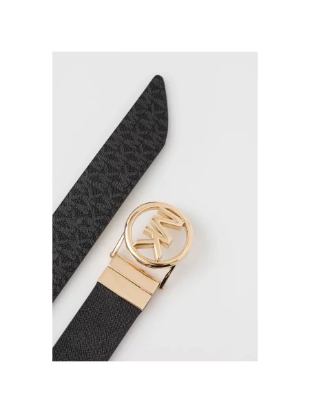MICHAEL Michael Kors pasek dwustronny czarny