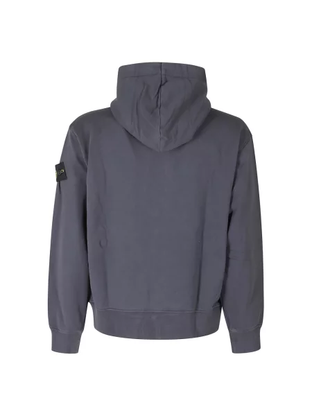 Bluza z kapturem Stone Island z kapturem z kamieniami niebieska