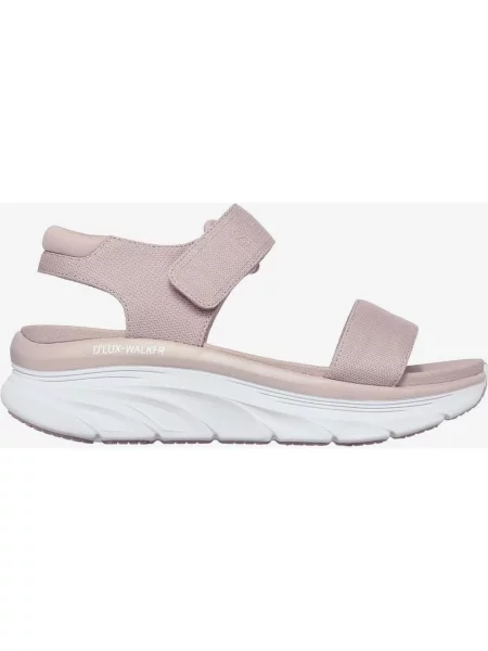 Sandały Skechers D'Lux Walker New Block Jasnoróżowe 39 białe
