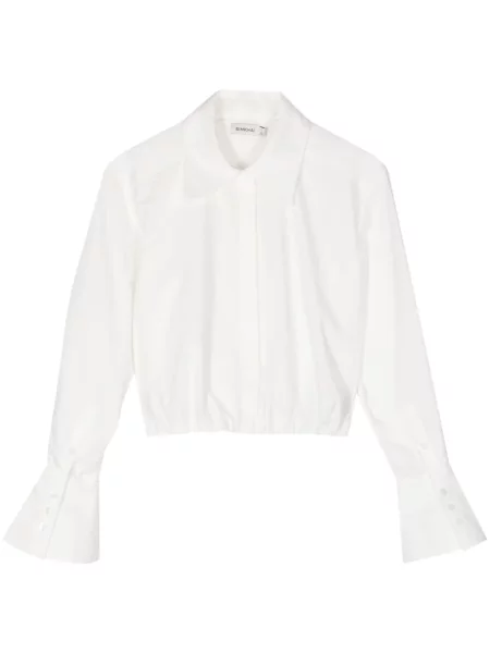 Koszula Simkhai popelinowa o krotszym kroju biała