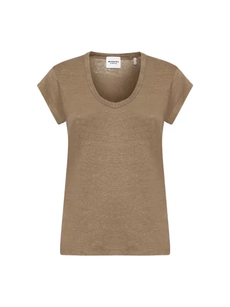 Koszulka Isabel Marant Etoile brązowa